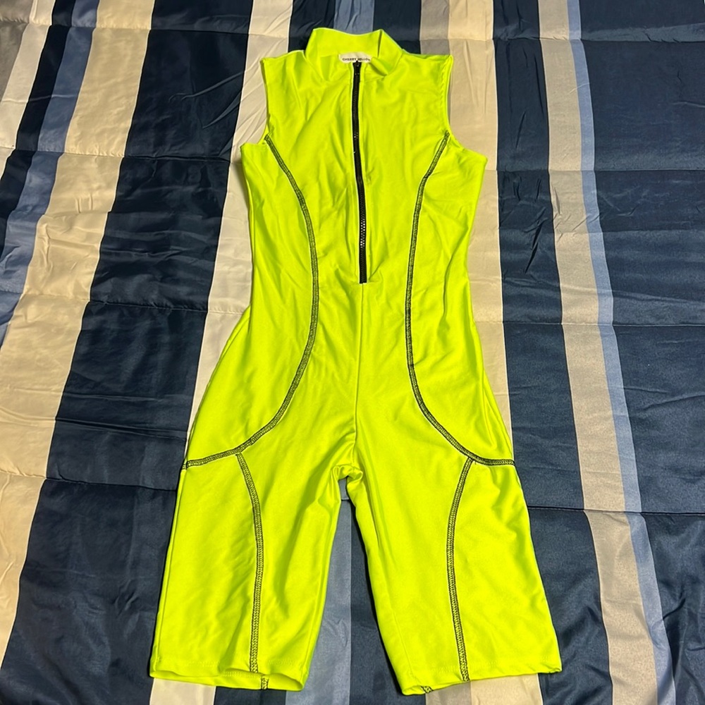GRACE LIME JUMPSUIT main image 1